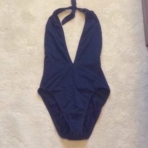 Deep cut one piece size 10